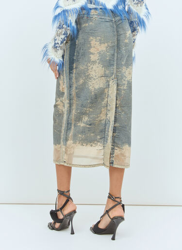De-Pra-Mini-Fsf Midi Skirt Diesel De-Pra-Mini-Fsf Midi Skirt Blue dsl0258005