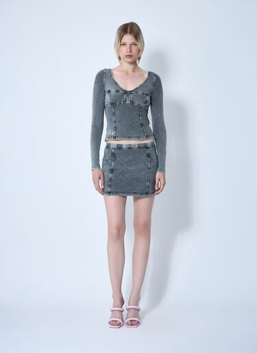 Diesel T-엘린 탑  그레이 dsl0259008