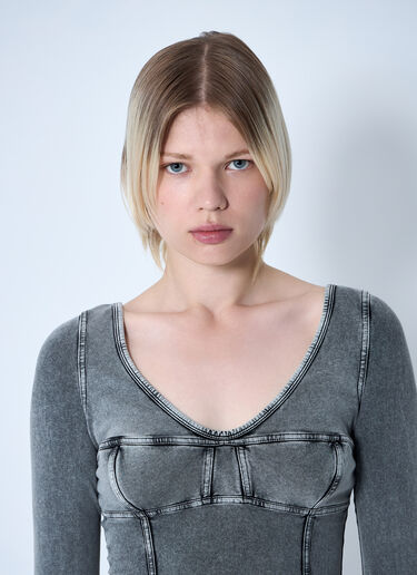 T-엘린 탑 Diesel T-엘린 탑 그레이 dsl0259008
