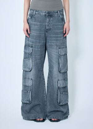 Diesel 1996 D-Sire Cargo Jeans Grey dsl0259023