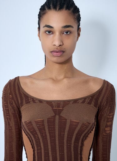 M-Calai Knit Top Diesel M-Calai Knit Top Brown dsl0260008