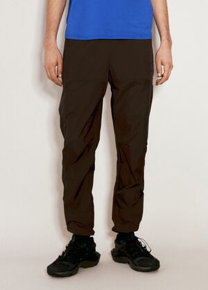 District Vision Ultralight DWR Paneled Track Pants Brown dtv0156016