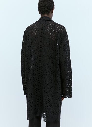 Rankin Lace Coat Dries Van Noten Rankin Lace Coat Black dvn0154002