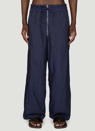 Overdyed Pants Dries Van Noten Overdyed Pants Blue dvn0156014