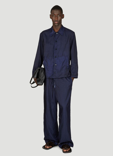 Dries Van Noten Overdyed Pants Blue dvn0156014