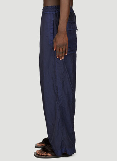 Dries Van Noten Overdyed Pants Blue dvn0156014