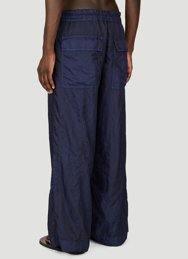 Overdyed Pants Dries Van Noten Overdyed Pants Blue dvn0156014