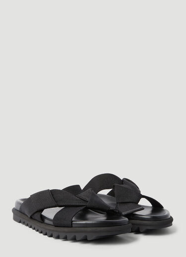 Dries Van Noten 매듭 슬리퍼  블랙 dvn0156035