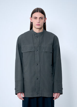 Dries Van Noten Viskin Jacket Grey dvn0158004