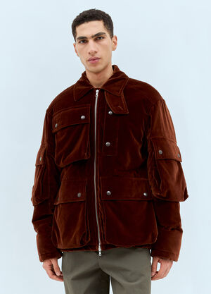 Dries Van Noten Vilburn 丝绒夹克 棕色 dvn0158005