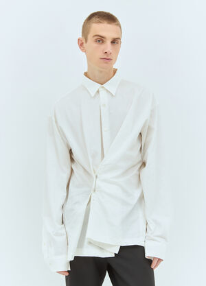 Dries Van Noten 别针衬衫 白色 dvn0158013