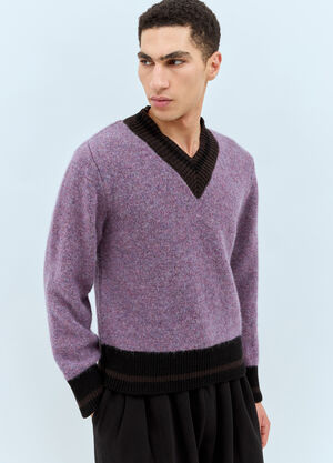 Dries Van Noten Moon Sweater Purple dvn0158023