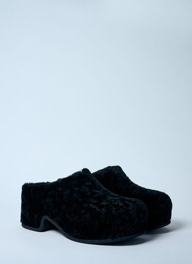 Dries Van Noten Sherpa Clogs Black dvn0158028
