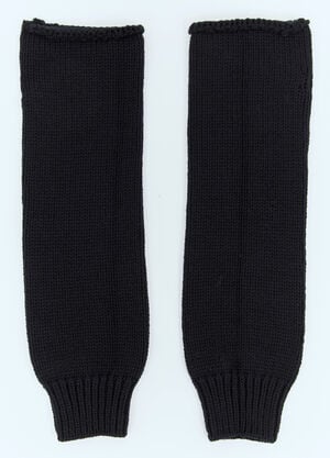 Dries Van Noten 울 롱 커프스 블랙 dvn0158032