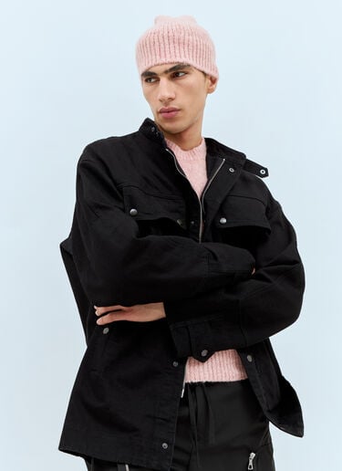 ウールブレンドビーニーハット Dries Van Noten ウールブレンドビーニーハット ピンク dvn0158035