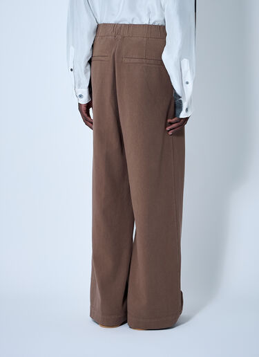 棉质长裤 Dries Van Noten 棉质长裤 棕色 dvn0160026