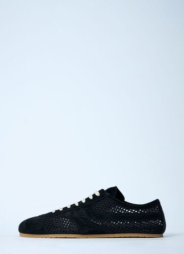 메쉬 로우탑 스니커즈 Dries Van Noten 메쉬 로우탑 스니커즈 블랙 dvn0160033