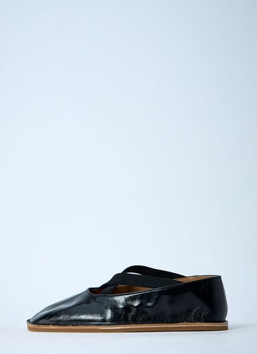 Dries Van Noten Leather Slip-On Shoes Black dvn0160035