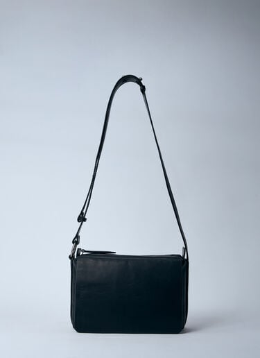 皮革斜挎包 Dries Van Noten 皮革斜挎包 黑色 dvn0160037
