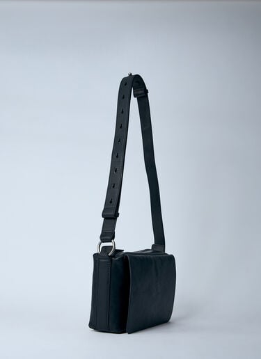 皮革斜挎包 Dries Van Noten 皮革斜挎包 黑色 dvn0160037