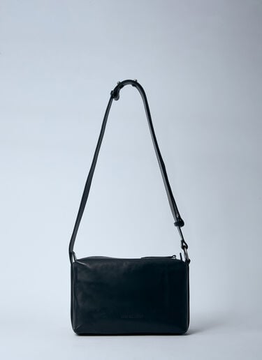 皮革斜挎包 Dries Van Noten 皮革斜挎包 黑色 dvn0160037