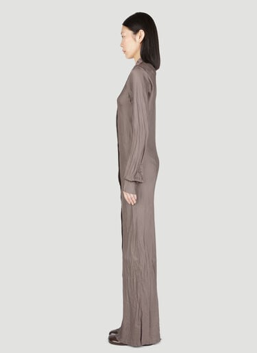 Long Shirt Dress Dries Van Noten Long Shirt Dress Brown dvn0254017