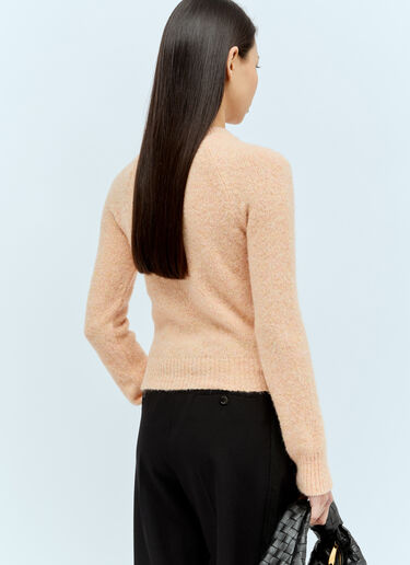 Fitted Knit Sweater Dries Van Noten Fitted Knit Sweater Pink dvn0254026