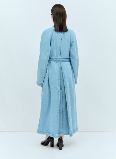 Denim Trench Coat Dries Van Noten Denim Trench Coat Blue dvn0256032