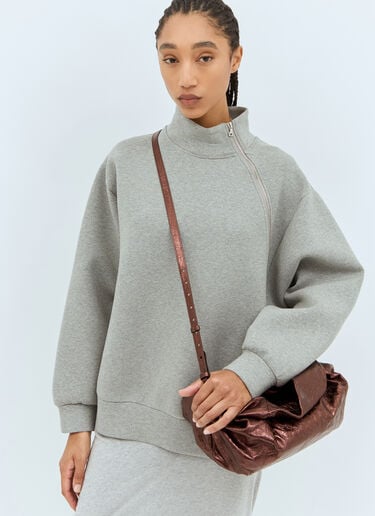 Medium Twist Metallic Handbag Dries Van Noten Medium Twist Metallic Handbag Brown dvn0257008