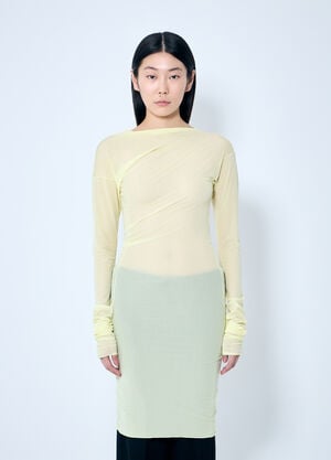 Dries Van Noten Hoan Top Yellow dvn0258006