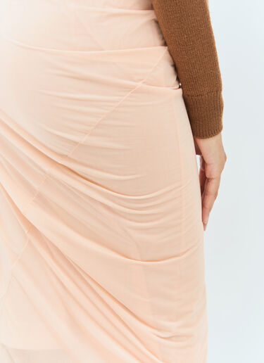Long Draped Skirt Dries Van Noten Long Draped Skirt Pink dvn0258011