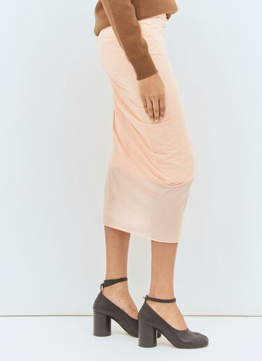 Long Draped Skirt Dries Van Noten Long Draped Skirt Pink dvn0258011