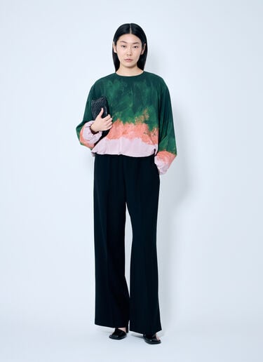 Capo Blouse Dries Van Noten Capo Blouse Green dvn0258012
