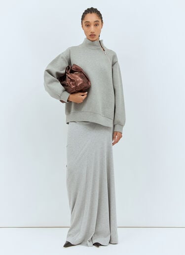 サイドジップ スウェットシャツ Dries Van Noten サイドジップ スウェットシャツ グレー dvn0258019