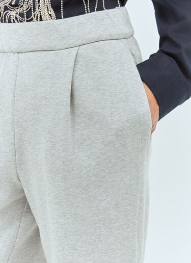 Slouchy Track Pants Dries Van Noten Slouchy Track Pants Grey dvn0258027