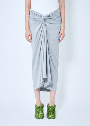 Dries Van Noten Herchive 结饰中长半身裙 灰色 dvn0258029