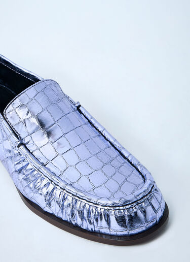 クロコエンボスローファー Dries Van Noten クロコエンボスローファー パープル dvn0259003