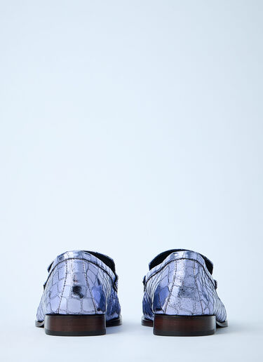クロコエンボスローファー Dries Van Noten クロコエンボスローファー パープル dvn0259003