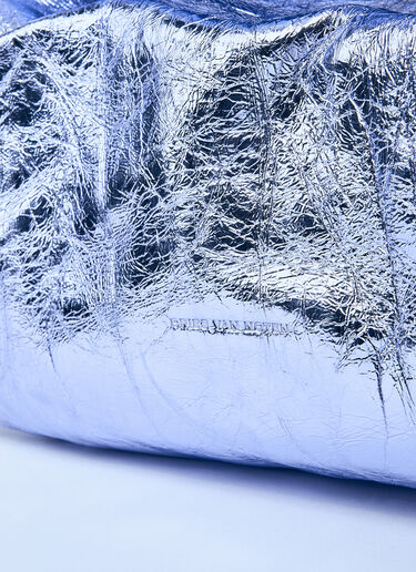 Dries Van Noten 金属扭纹手提包 紫色 dvn0259008