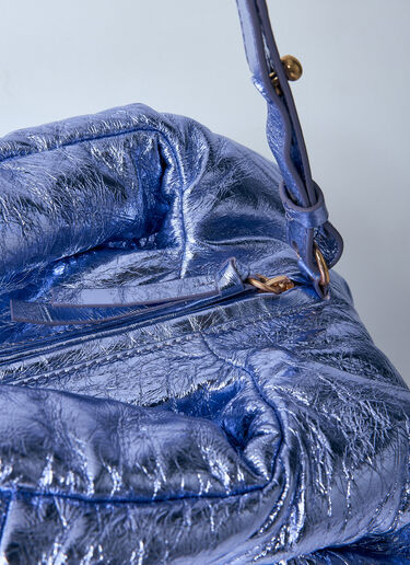 Dries Van Noten 金属扭纹手提包 紫色 dvn0259008