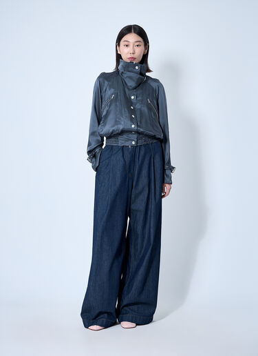 サテンボンバージャケット Dries Van Noten サテンボンバージャケット ブラック dvn0260002