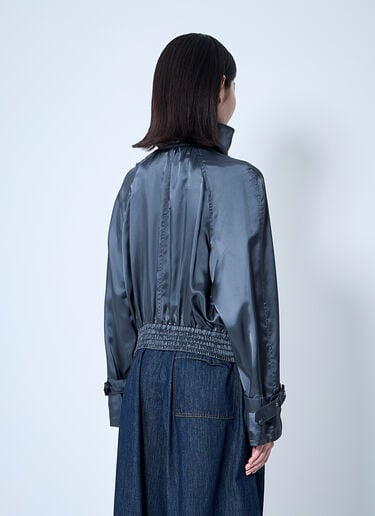Dries Van Noten サテンボンバージャケット  ブラック dvn0260002
