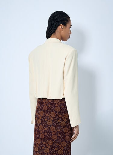 Dries Van Noten 短款单排扣西装外套 乳白色 dvn0260003
