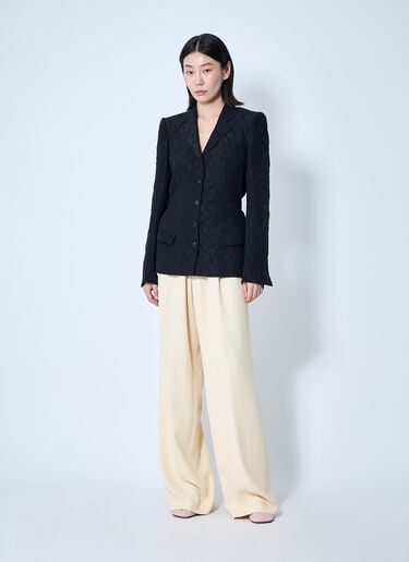Textured Blazer Dries Van Noten Textured Blazer Black dvn0260004