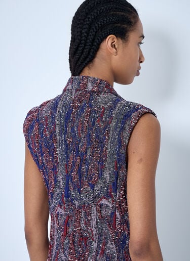 Textured Waistcoat Dries Van Noten Textured Waistcoat Purple dvn0260005