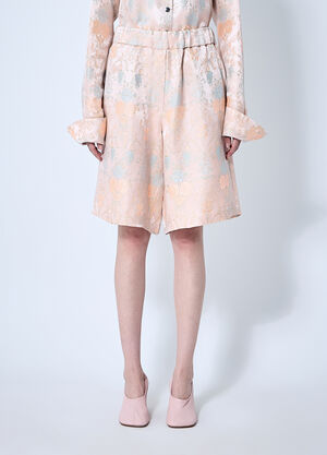 Dries Van Noten Jacquared Shorts Pink dvn0260012
