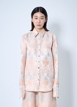 Dries Van Noten Jacquared Shirt Pink dvn0260014