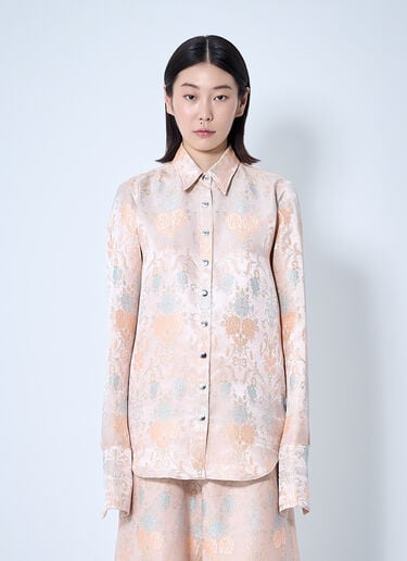 Dries Van Noten Jacquared Shirt Pink dvn0260014