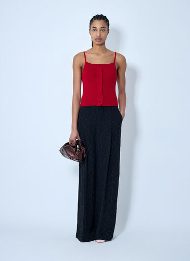 Rib Tank Top Dries Van Noten Rib Tank Top Red dvn0260019