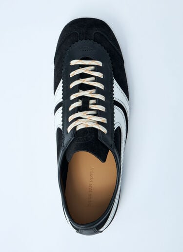 Suede Low-Top Sneakers Dries Van Noten Suede Low-Top Sneakers Black dvn0260024